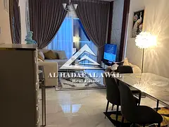 Two bedrooms and a living room, balcony with a view, 3 bathrooms, master bedroom, super deluxe furni