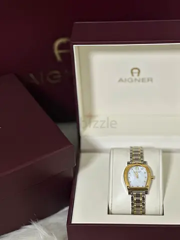 Elegant Aigner Gold and Silver Watch