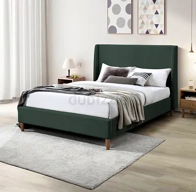 Stylish Green Bed Frame with Modern Design