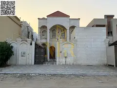 Two-story residential/commercial villa with a rooftop, custom-finished, including water, electricity