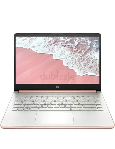 Pink HP laptop