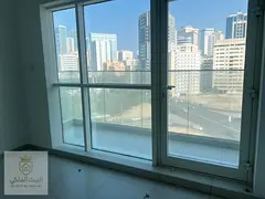 Two bedrooms, a living room, and a balcony in Al Taawun, directly on the Dubai exit. Second-occupied