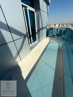 Two bedrooms and a living room in Al Majaz 1 Beautiful open view Open sea view With a balcony Free g