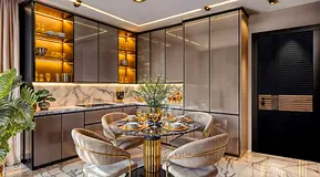 Luxury 3-Bedroom Apartment with Private Pool at Diamondz by Danube | Panoramic Jumeirah Islands View
