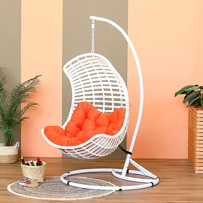 Stylish Hanging Chair with Cushions