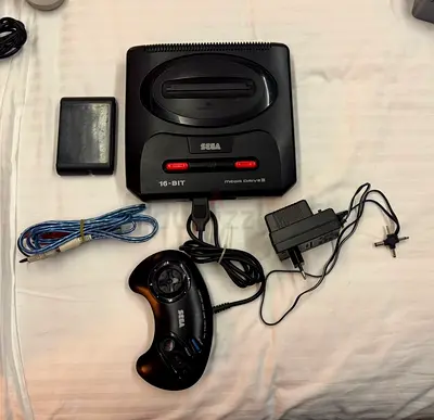 Classic Sega Mega Drive 16-Bit Console with Controller