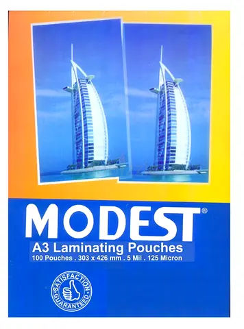 Modest Sealed Box 100 pcs A3 Laminator Pouches Film