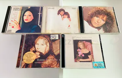 5 Barbra Streisand Music CD’s
