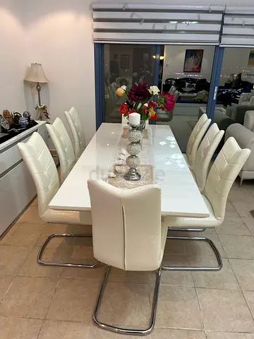 8 chair and Dining table