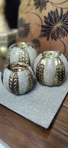 Lifestyle 4 pieces ceramic new Candle holder set