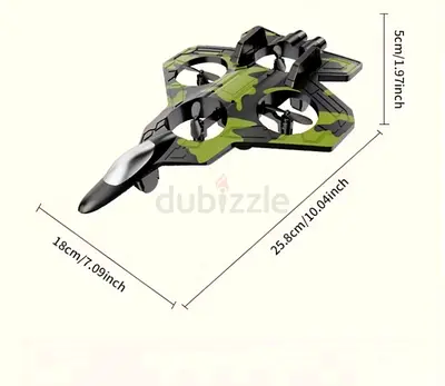 Mini RC Stealth Jet Drone – 4-Engine Indoor Flying Toy