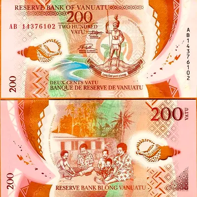 Banknote Vanuatu 200 vatu