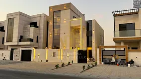 For Sale – Luxury Villa in Al Helio 2, Ajman, Two Floors and Roof | Next to Mosque and Mall | Incl