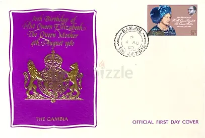 Official First Day Cover Commemorating the 90th Birthday of The Queen Mother