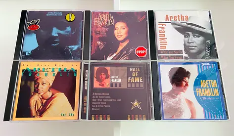 6 Aretha Franklin Music CD’s