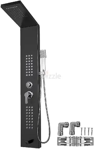 Shower Column Overhead Shower Rain Shower Column Stainless Steel