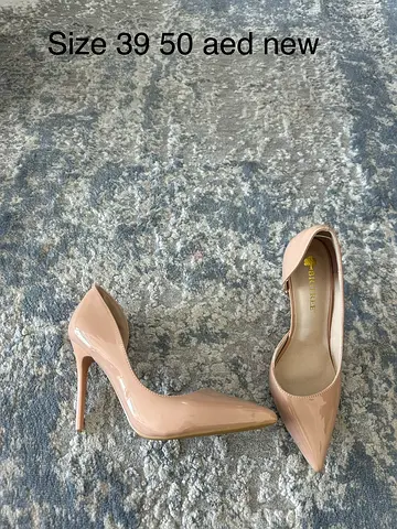 Beige heels size 39