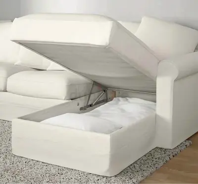 Ikea gronlid L shape sofa bed with mattress