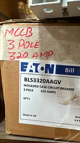 EATON 3 Pole 320 Amp Circuit Breaker