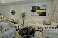 One-bedroom apartment with a living room for an initial payment of 82,500 AED + investor visa + no
