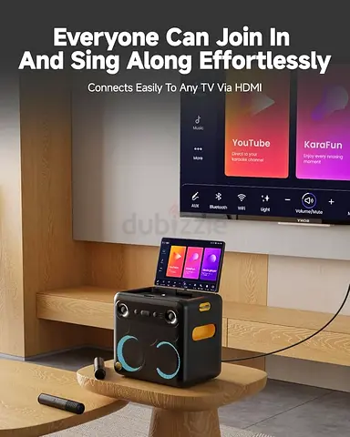 Ikarao 2024 Smart Karaoke Machine for Adults - with Lyrics Display