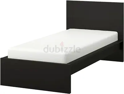 Ikea single bed with spring mattress