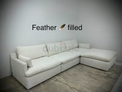 Perfect condition feather 🪶 filled modular sofa