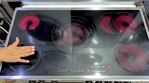 Electrolux built in top 90cm with 5 burner