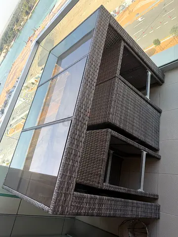 Balcony table with 6 chairs