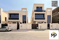 A luxurious villa with high specifications, a private pool, elevator, rooftop terrace, and a strateg