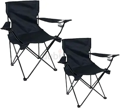 Comfortable Portable Camping Chairs - Set of 2