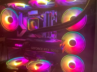 High-Performance Ryzen 9 Gaming  Creator PC | RTX 5070 ARGB | Deepcool AIO Cooled Beast