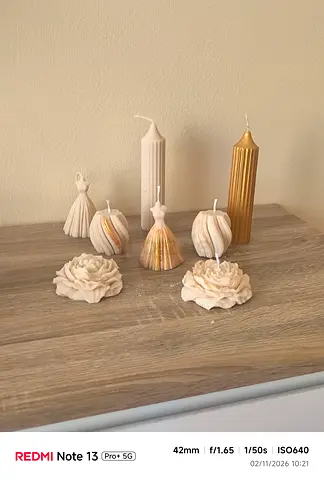 Elegant Decorative Candles Set