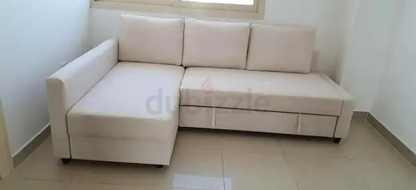 Cozy L-Shaped Sofa with Storage