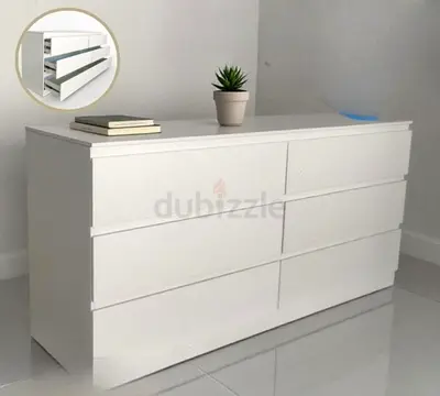 Modern White Dresser with Sleek Design