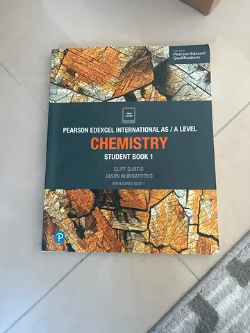 Pearson Edexcel International A Level Chemistry Book 1