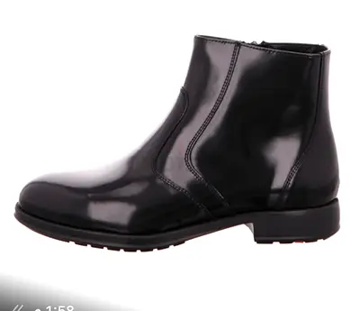 Sleek Black Ankle Boots