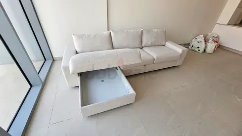 IKEA vimle L shape Sofa Bed Beige Good condition