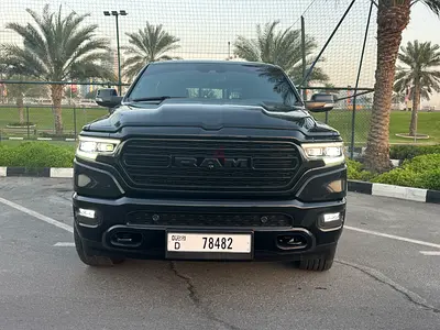 Dodge RAM LIMITED , BLACK EDITION, FULL SERVICE History Al-Futtaim warranty 
Lightly Used
