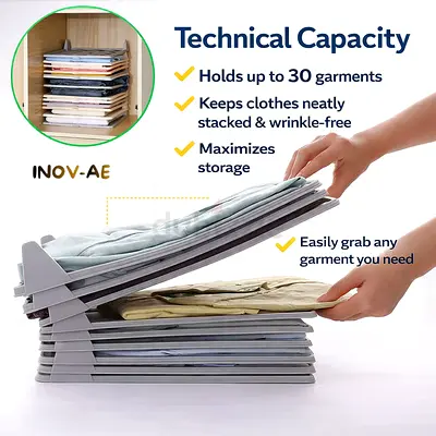 Stackable Clothes Organizer Board