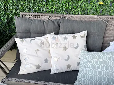 5 Wall green grass with lavender waterproof and sun proof whole set outdoor
