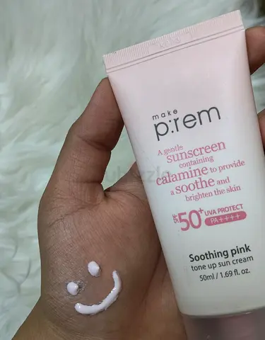 Make P:rem Soothing Pink Tone Up Sunscreen