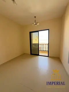 First-time occupancy studio apartment with balcony and central air conditioning, near Mohammed Bin Z