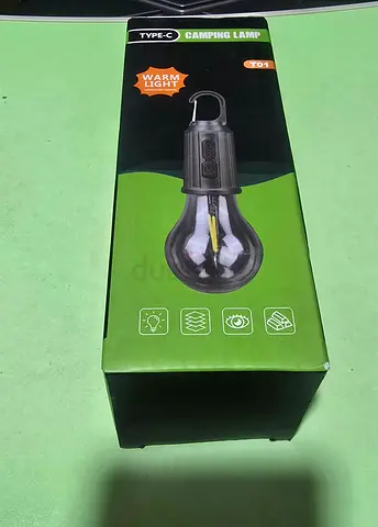 Portable chargeable Camping Lamp with Warm Light