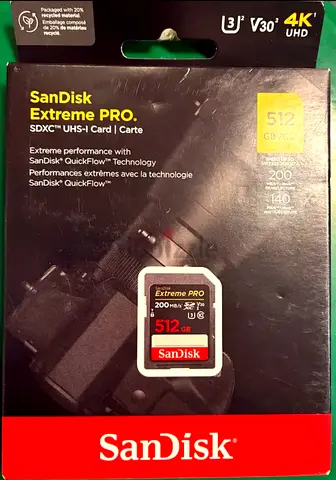 SanDisk Extreme PRO 512GB SD Card