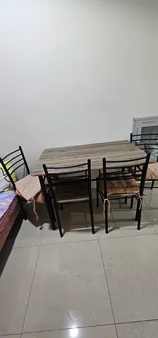 Dining table 4 set wood
