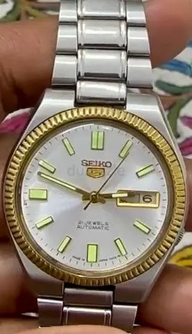Seiko  5 presidential watch two tone