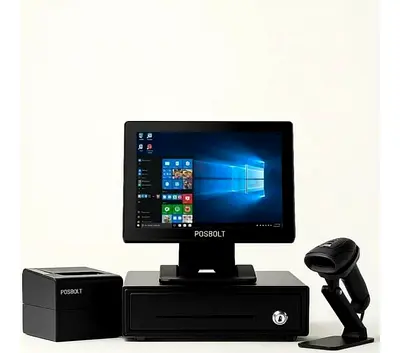 Pos System Touch Screen,Thermal Printer, Barcode Scanner, Cash Drawer,