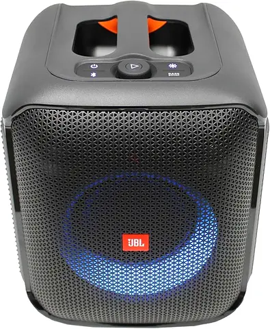 JBL Partybox ,100W Sound, Light Show and Splashproof Design,Built-in Powerbank, Mic.
