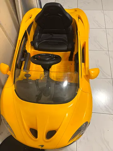 Kids Yellow McLaren Ride-On Car